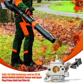 4283-120-0601 Carburetor Kit for STIHL BR800 BR800X BR800CE Leaf Blower, BR800 Carburetor Assembly with Spark Plug Primer Bulb Fuel Filte Kit