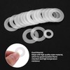 810 Nylon Washers Plastic Washers White Flat Washers Set, Nylon