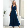 Missufe Women's Elegant Wrap Dress Evening Dress Cocktail Dress Prom