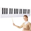 Dry Erase Piano Keyboard Laminated Poster with Note Positions, 61"