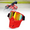 Riding Goggles, Motorcycle Skull Goggle Face Cover Off Road Cycling