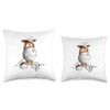 Sick Horse With Thermometer For Horse Lovers Throw Pillow
