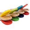 Toyvian Kids Wooden Toys Musical Wooden Castanet Clapper Finger Castanet