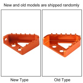 Pedal de Freno Trasero CNC para Motocicleta, Punta de Placa de Paso, Aleaci¨®n de Aluminio CNC Duradera, Azul o Naranja, Negro para RC125 2 39 69 99 (ORANGE)