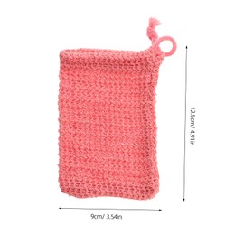 minkissy Piece Natural Cotton Linen Soap Saver Holder Cleanser Pouch Travel Soap Bag Bar Pouch Exfoliating Scrubber for Men