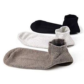 Sweetimes No.149 Heel Moisturizing Socks, Smooth Heel, Crack Prevention, Exfoliating Care, Set of 3 Colors (Men)