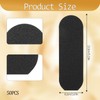 50pcs Stainless Steel Foot File Refills Foot Rasp Pad Reusable