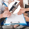 HuXuLoo F1A5 Fixed spring pen holder, Acrylic