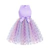 OBEEII Toddler 3D Butterfly Dress for Wedding Party Flower Girl