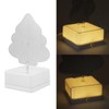3D Metal Sheet Night Light Rotation Rechargeable Decoration 3D Night