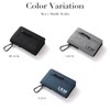 Naru Bi-Fold Wallet, Middle Wallet, Men's and Women's, With Carabiner,