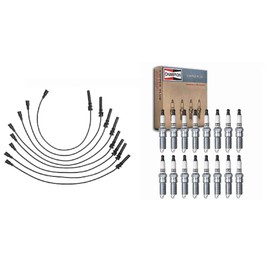 MCK 16x Spark Plug & Wire Set Replacement For Chrysler Dodge Jeep 2003 2004 2005 300 Durango Ram 1500 2500 3500 V8 5.7L S858385 570