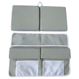 Baby Bath Kneeler 1Set Bath Kneeler and Elbow Rest Pad Set Soft & Comfortable Bath Kneeling Pad with Toy Storage Pockets Non-Slip Kneeling Pad for Bathing Baby Kids Children