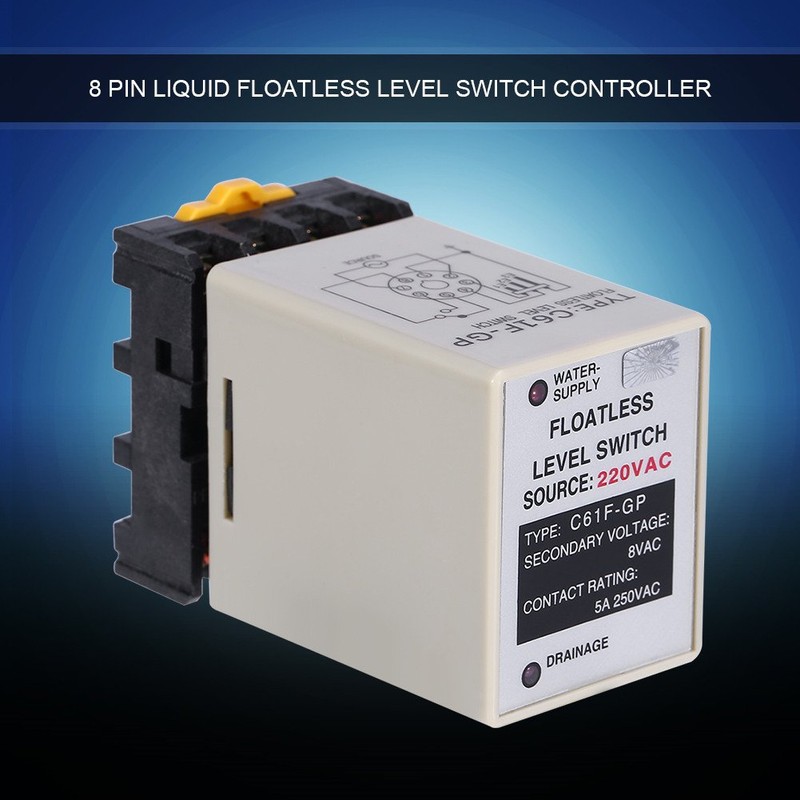 Interruptor de nivel sin flotador C61F-GP, controlador de interruptor de