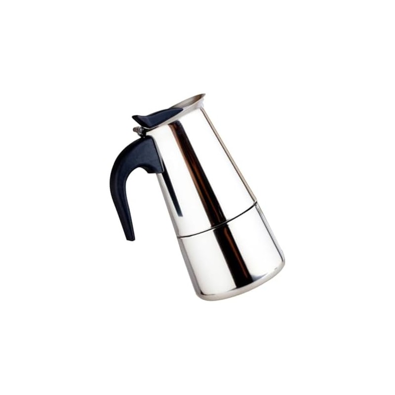Cafetera de Acero Inoxidable para Moka, 200ml, Uso Doméstico