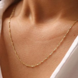 Elegance 11 designs Gold Thin Chain Layered Necklaces For Women Non Tarnish,18k Gold Plated Stainless Steel Dainty Waterproof Gold Necklace Set Stack For Women Gifts Jewelry