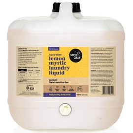 Simply Clean Top and Front Loader Laundry Liquid Lemon Myrtle 15 Litres