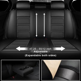 TTX LIGHTING Car Seat Covers Custom Fit for Honda Pilot 2007-2015 Full Set Seat Covers Waterproof Faux Leather Vehicle Cushion Cover with Airbag(5 Seats)(Only 5 PCS Seats)