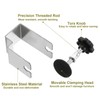 sourcing map Drawer Front Installation Clamps, Stainless Steel Cabinet Jig