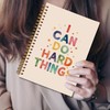 JINYO I Can Do Hard Things Inspirational Notebook, Motivational Positive