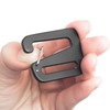 LUORNG 4PCS Open Hooks Quick Release Adjustable Buckle with 25mm