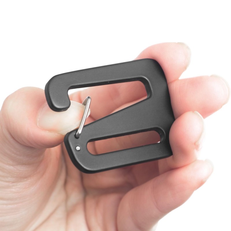 LUORNG 4PCS Open Hooks Quick Release Adjustable Buckle with 25mm