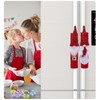 MOHYS Christmas Refrigerator Handle Covers Xmas Gnome Fridge Handle Covers