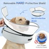 Supet Supet Raised Inflatable Dog Cone Collar to Stop Licking,