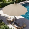 LAUSAINT HOME 9ft Pagoda Patio Umbrella with 360° Rotation, Deluxe