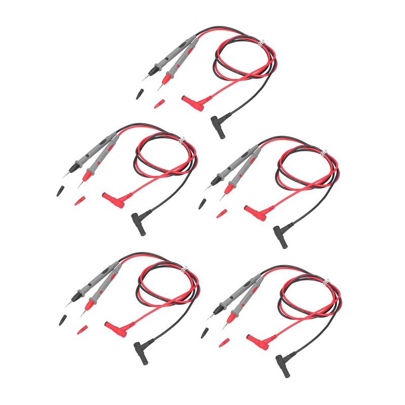 5Set HC136‑T 1000V 20A Multimeter Test Leads Universal Digital Gold