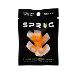 Sprig Cable Management Device for Cinema Cameras (1/4”-20, 6-Pack, Orange)