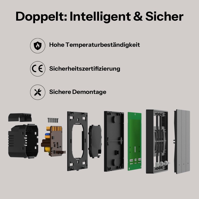 SONOFF M5 Matte Smart Light Switch with 2.4 GHz WiFi,