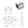 iYueMps 200 mm Linear Shaft T8 Threaded Spindle Vertical Set,
