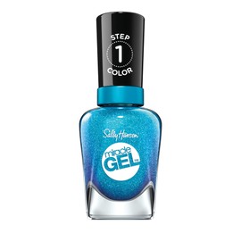 Sally Hansen Miracle Gel™, Flash-ionista, Long Lasting, Gel-Like Formula, No UV Lamp Needed, Blue Nail Polish