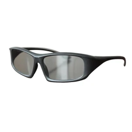 Ultra 3 x Black Adults Passive 3D Glasses for TV Men Women Polarized Wraparound For Use with RealD Movies Cinemas TVs and Projectors 3D Cinema Glasses Movie Glasses 3D Glasses for Cinema