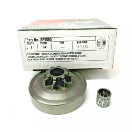 PERFORANCE SAW SUPPLY 1/4" PITCH SPROCKET 8 TOOTH CARVING SPROCKET FITS ECHO CS260T, FREE BEARING