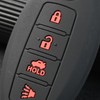 2 PCS Silicone 4 Button Remote Control Key Case Fob