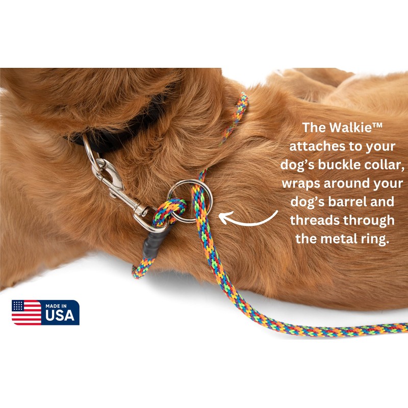 The Walkie No Pull Dog Leash - Gentle, Effective, Encourages