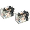 2X TEMCo Industrial Ice Cube Plug-in Relay General Purpose 240