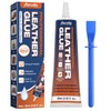 Aarovibe Leather Glue, 60ml Strong & Flexible Leather Adhesive –