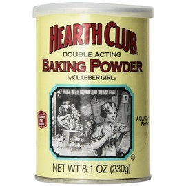 Hearth Club Baking Powder (8.1 oz Cans) 2 Pack