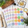 AnyDesign 600Pcs Christian Bible Verse Stickers 12 Styles Round Cartoon