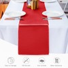 JEVIX 10 Pack Satin Table Runner 12 X 108 Inch