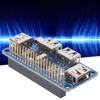 USB Expansion Board Module with Changeable Interface Hub Splitter for
