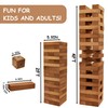 Juegoal 54 Pieces Giant Tumble Tower Blocks Game Giant Wood
