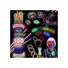 Pack de 100 Pulseras Neón Fosforescentes para Fiestas y Eventos