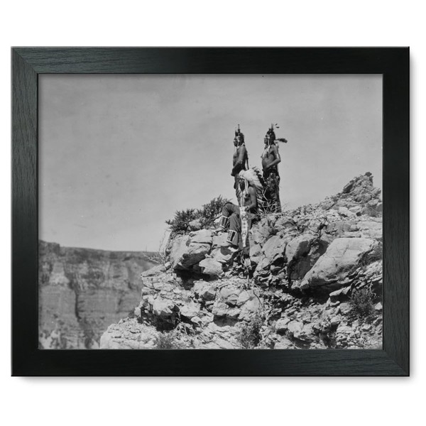 Framed Print 9x12: Watching The Signal, 1905