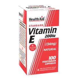 HealthAid Vitamin E 200iu, 100 Vegicaps