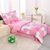 Wowelife Toddler Bedding Set Unicorn 4 Piece of Toddler Comforter,