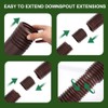 Mini Connector for Gutter Downspout Extensions, Extra Connector to Expend